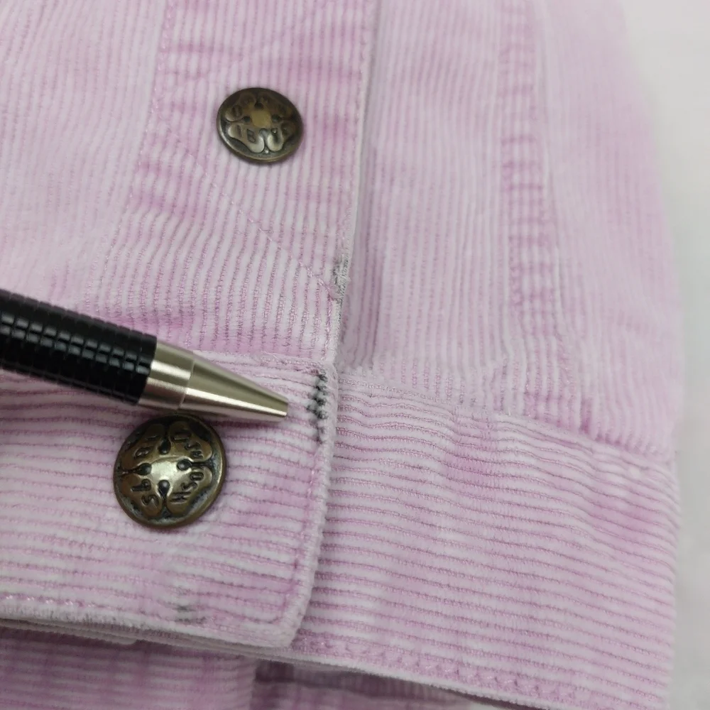 OSHKOSH GIRLS LIGHT PURPLE LAVENDER CORDUROY BUTTON FRONT JACKET SIZE 4/4T